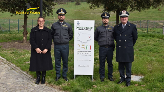 Gabicce - Il Comandante regionale della Guardia di Finanza in visita al "Bosco Urbano Fiamme Gialle"